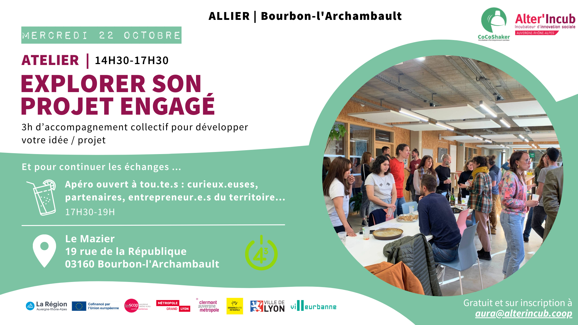 Ateliers porteurs de projet