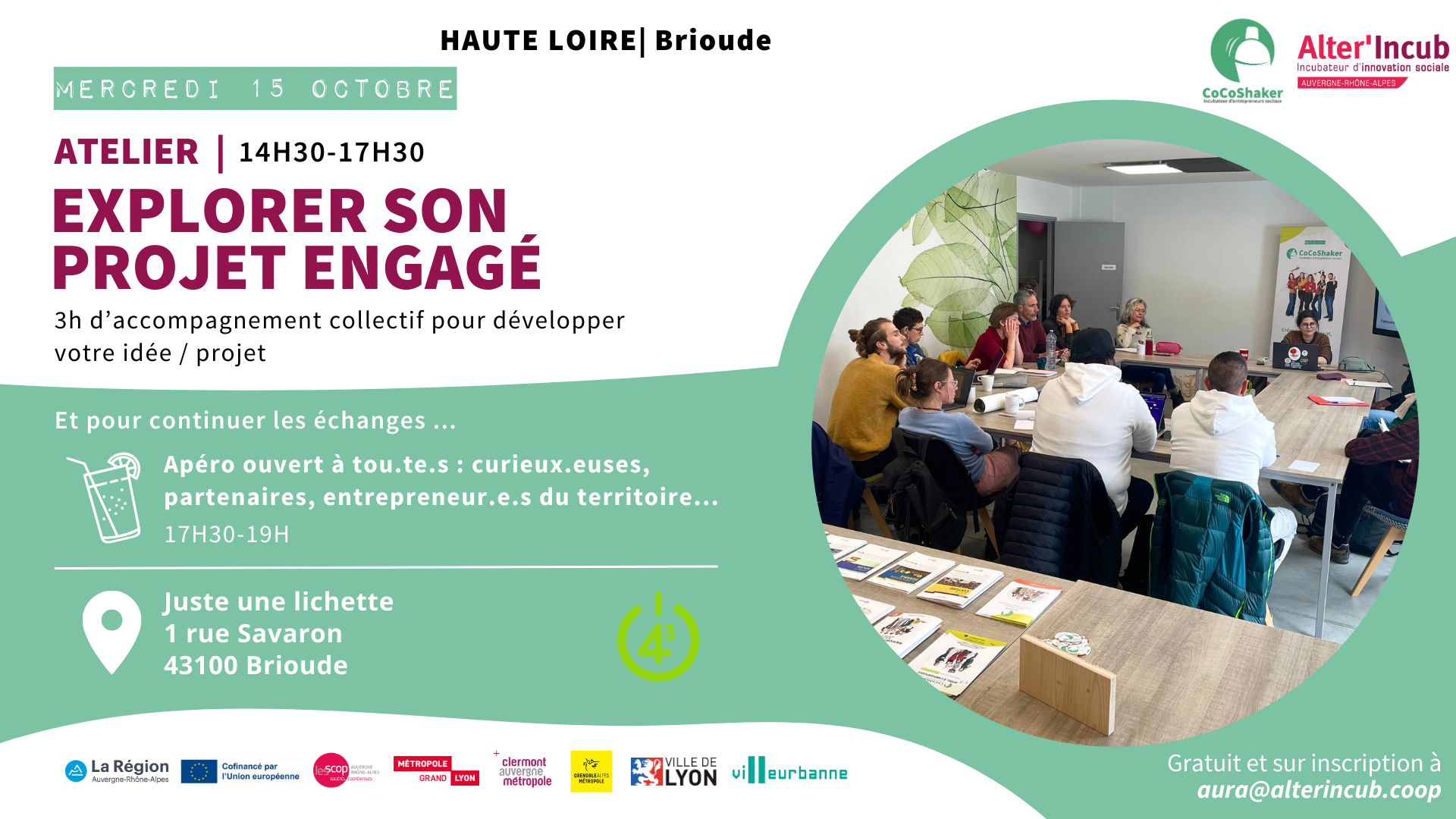 atelier porteurs de projets